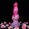 8 Inch Vein Knot Silicone Dog Dildo