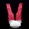 8 Inch Red Silicone Double Penetration Dildo