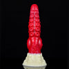 Red 9 Inch Silicone Soft Tentacle Dildo
