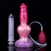 9 Inch With Pump Pink Dog Squirting Dildo