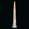 Gradient Colors Texture Long Fantasy Monster Dildo